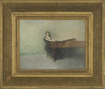 The Piano, 1891 by Thomas Wilmer Dewing